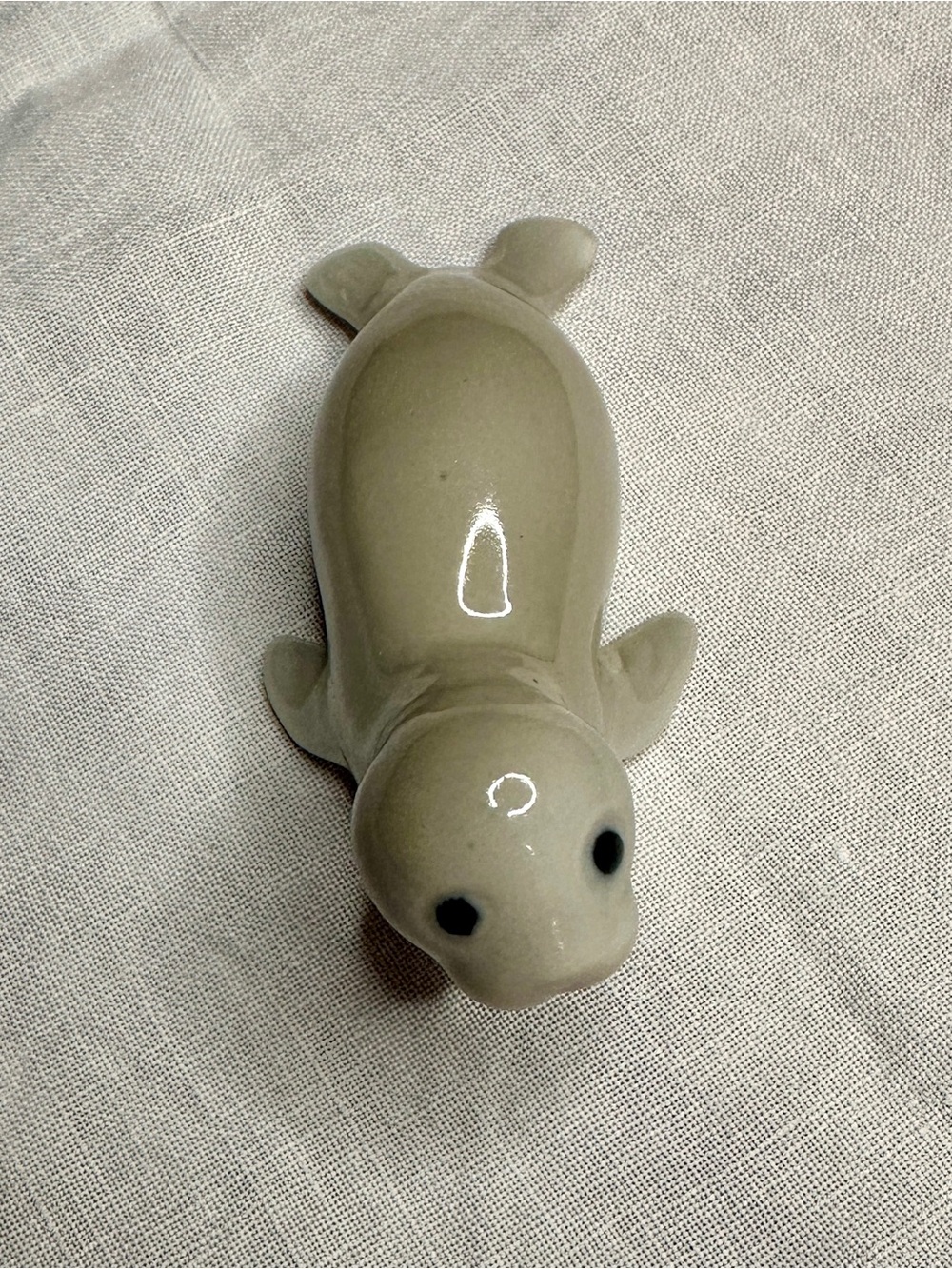 Vintage Otagiri OMC Baby Seal Pup Figurine Japan 4”